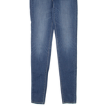 LEVI'S Mile High Womens Jeans Blue Slim Skinny Stone Wash W24 L32