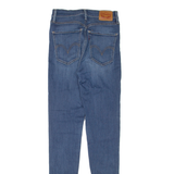 LEVI'S Mile High Womens Jeans Blue Slim Skinny Stone Wash W24 L32