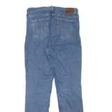 LEVI'S 712 BIG E Womens Jeans Blue Slim Straight W28 L28