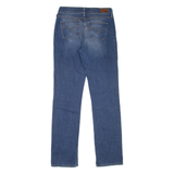 LEVI'S Womens Jeans Blue Regular Straight Stone Wash W28 L32