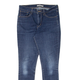 LEVI'S 721 Womens Jeans Blue Slim Skinny Stone Wash W30 L30