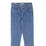 LEVI'S 721 High Rise BIG E Womens Jeans Blue Slim Skinny W27 L26