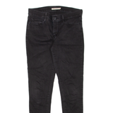 LEVI'S 710 Womens Jeans Black Slim Skinny W28 L30
