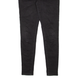 LEVI'S 710 Womens Jeans Black Slim Skinny W28 L30