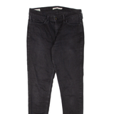 LEVI'S 710 Premium Womens Jeans Black Slim Skinny W26 L30