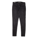 LEVI'S 710 Premium Womens Jeans Black Slim Skinny W26 L30