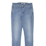 LEVI'S 711 Womens Jeans Blue Slim Skinny Stone Wash W26 L30