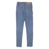 LEVI'S 711 Womens Jeans Blue Slim Skinny Stone Wash W26 L30