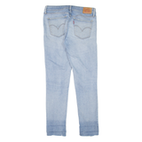 LEVI'S 711 Distressed Womens Jeans Blue Slim Skinny Stone Wash W27 L27