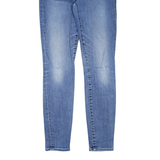 GAP High Rise Distressed Womens Jeans Blue Slim Skinny W30 L30