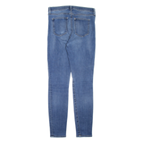 GAP High Rise Distressed Womens Jeans Blue Slim Skinny W30 L30