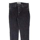 GAP High Rise Womens Jeans Black Slim Skinny W30 L27