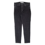 GAP High Rise Womens Jeans Black Slim Skinny W30 L27