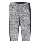 MICHAEL KORS Reptile Print Womens Jeans Black Slim Skinny W30 L29