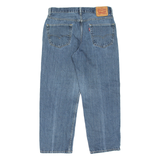 LEVI'S 550 Jeans Mens Blue Relaxed Straight Stone Wash W36 L29