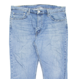 LEVI'S 502 Jeans Mens Blue Regular Tapered Stone Wash W38 L24