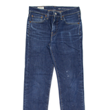 LEVI'S 511 BIG E Jeans Mens Blue Slim Straight Stone Wash W30 L32