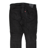 LEVI'S 512 BIG E Jeans Mens Black Slim Tapered W34 L30
