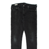 LEVI'S 512 BIG E Jeans Mens Black Slim Tapered W34 L32