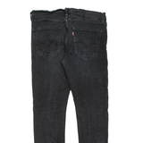 LEVI'S 512 BIG E Jeans Mens Black Slim Tapered W34 L32