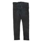 LEVI'S 512 BIG E Jeans Mens Black Slim Tapered W34 L32
