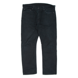 LEVI'S 513 Jeans Mens Black Slim Straight W36 L30