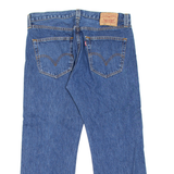 LEVI'S 501 Jeans Mens Blue Regular Straight Stone Wash W34 L25