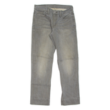 LEVI'S 514 Jeans Mens Grey Regular Straight Charcoal Wash W30 L32