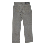 LEVI'S 514 Jeans Mens Grey Regular Straight Charcoal Wash W30 L32