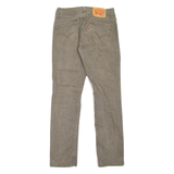 LEVI'S 511 Jeans Mens Green Slim Straight W26 L30