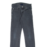 LEVI'S 511 Jeans Mens Black Skinny Straight W28 L30