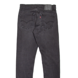 LEVI'S 512 Jeans Mens Black Slim Tapered W29 L29