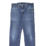 LEVI'S 502 Jeans BIG E Mens Blue Regular Tapered Stone Wash W34 L34
