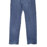 LEVI'S 502 Jeans BIG E Mens Blue Regular Tapered Stone Wash W34 L34