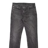 LEVI'S 511 Jeans Mens Grey Slim Straight Stone Wash W31 L32