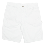 DICKIES Cargo Womens Workwear Shorts White M W34