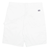 DICKIES Cargo Womens Workwear Shorts White M W34