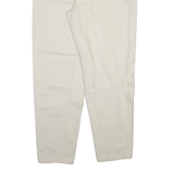 TEDDY'S Womens Trousers Cream Relaxed Tapered W29 L29