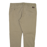 DICKIES Mens Trousers Beige Slim Skinny W38 L34