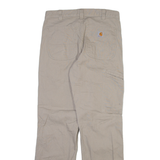 CARHARTT Mens Trousers Beige Relaxed Straight W32 L32