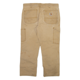 CARHARTT Mens Trousers Beige Relaxed Straight W34 L24