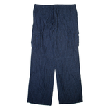 Mens Trousers Blue Relaxed Straight W39 L35