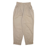 SYNONYME Womens Trousers Beige Relaxed Tapered Wool W25 L25