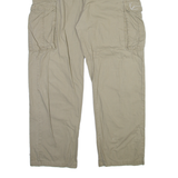 KARL KANI Cargo Mens Trousers Beige Relaxed Straight W37 L31
