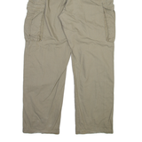 KARL KANI Cargo Mens Trousers Beige Relaxed Straight W37 L31