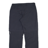 OXYLANE Detachable Leg Womens Trousers Grey Regular Straight W31 L31