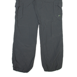 OCK Womens Trousers Grey Relaxed Tapered W33 L30