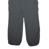 OCK Womens Trousers Grey Relaxed Tapered W33 L30