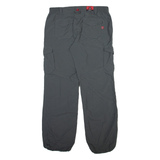 OCK Womens Trousers Grey Relaxed Tapered W33 L30