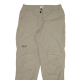JACK WOLFSKIN Detachable Legs Womens Trousers Beige Relaxed Straight W32 L32